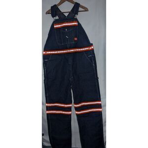 Dickies Work Overalls Mens 42x36 3M Scotchlite‎ Reflective Material VB501NB